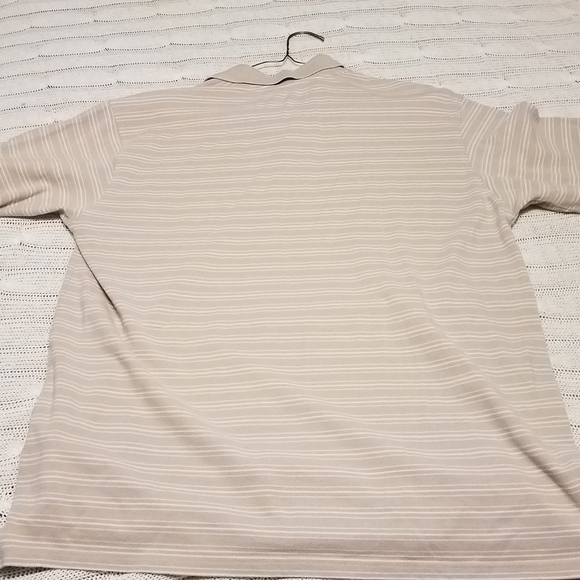 Men's XL tan stripe Columbia shirt - Picture 2 of 3